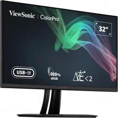 VP3256-4K 32" IPS 4K 3840x2160 5ms 60 Hz 2x3w speakers Type-C